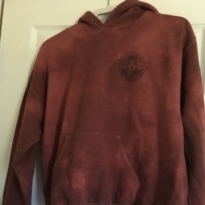 tie dye hoodie—make art not war